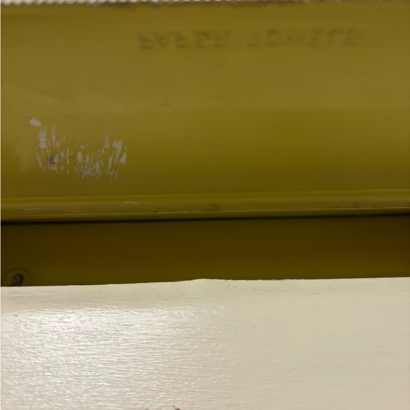 Paper Towel Wax Paper And Foil Holder Vintage Retro Metal Cream - Picture 6 of 8